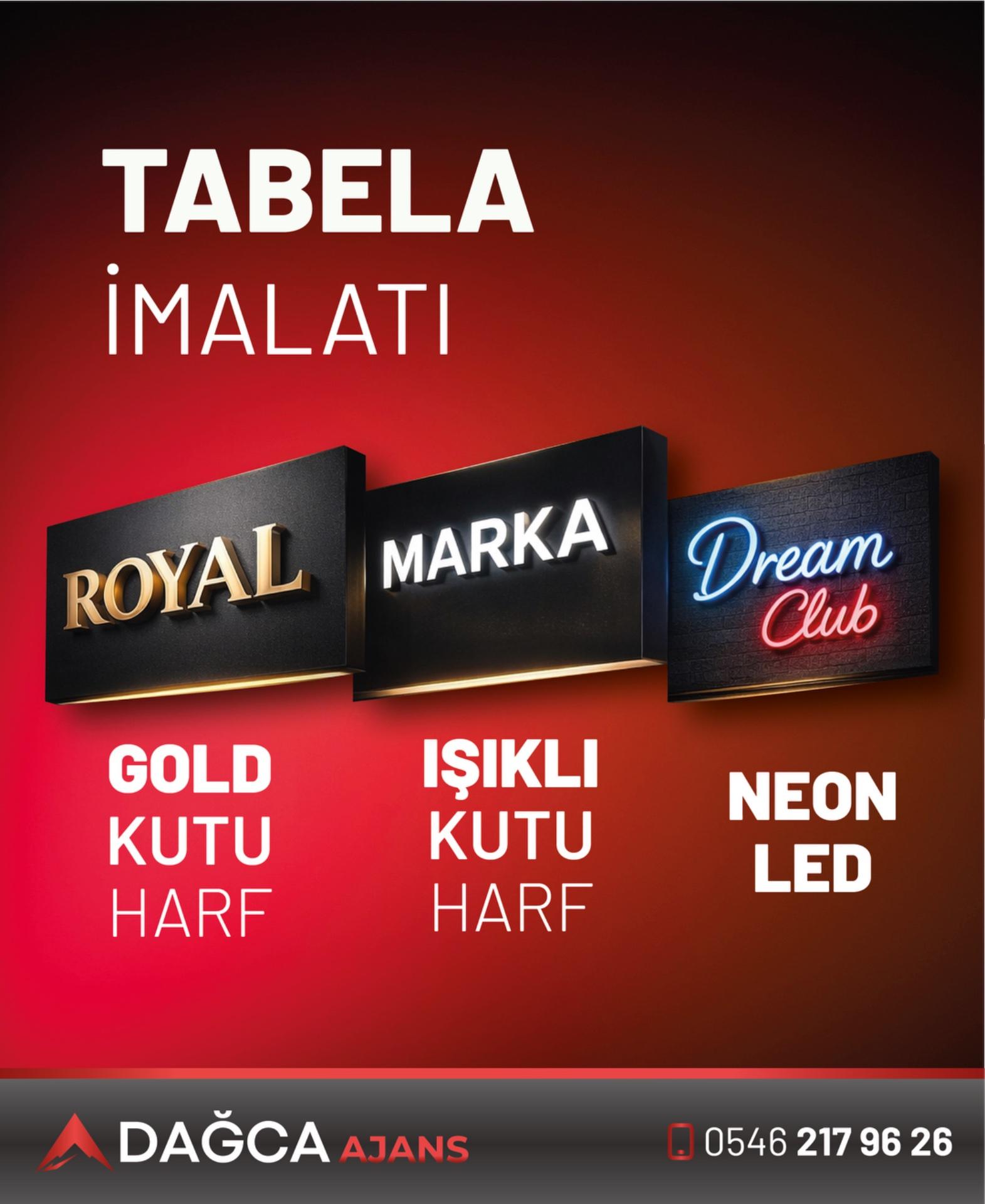 Tabela İmalatı