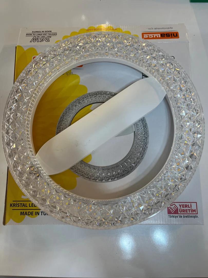 NİSA 36W KRİSTAL LED SİMİT AMPUL 3 RENK 