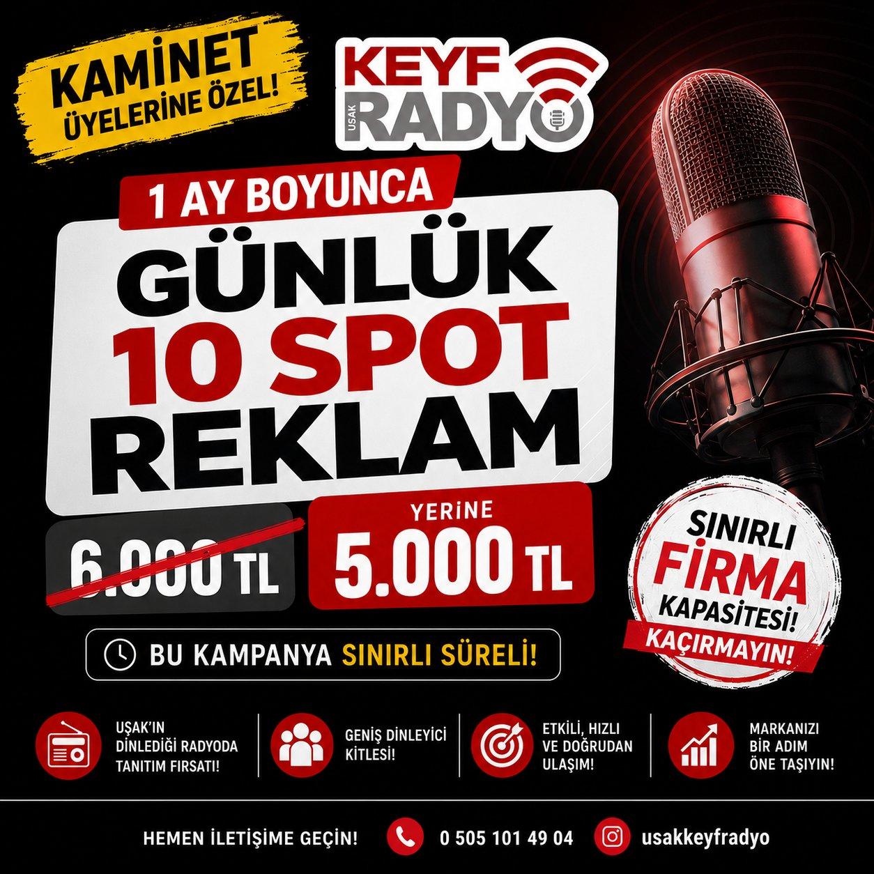 KAMİNET ÜYELERİNE ÖZEL REKLAM KAMPANYASI!