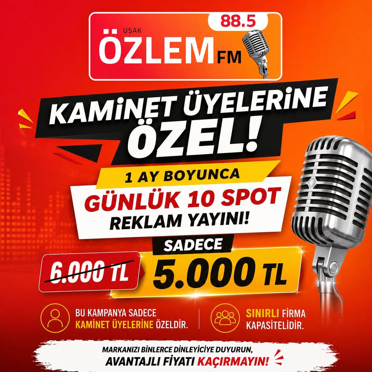 🎯 KAMİNET ÜYELERİNE ÖZEL REKLAM KAMPANYASI!