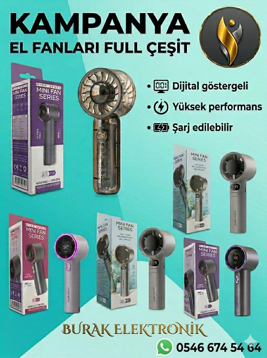 TAŞINABİLİR EL FANLARI
