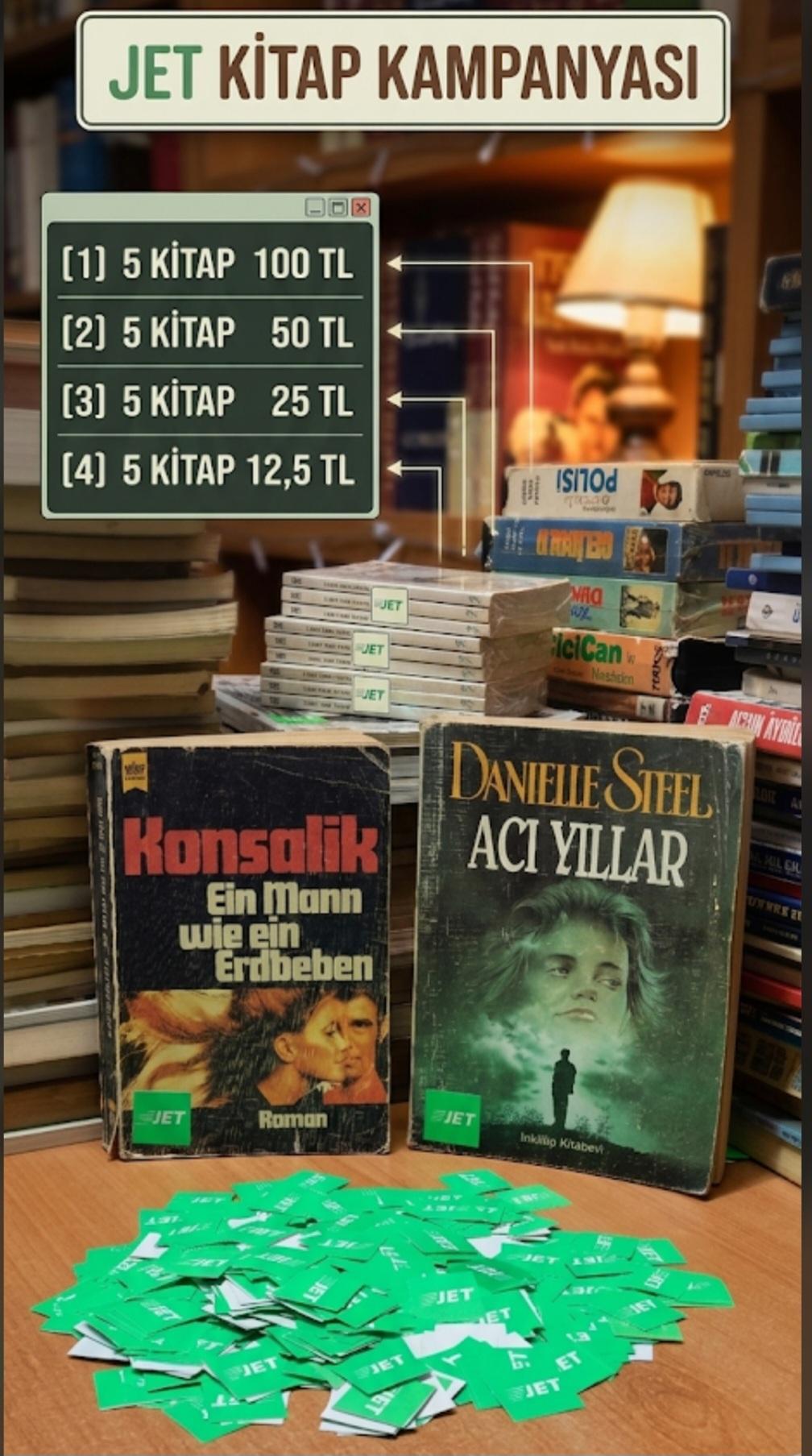 Jet kitap kampanyası
